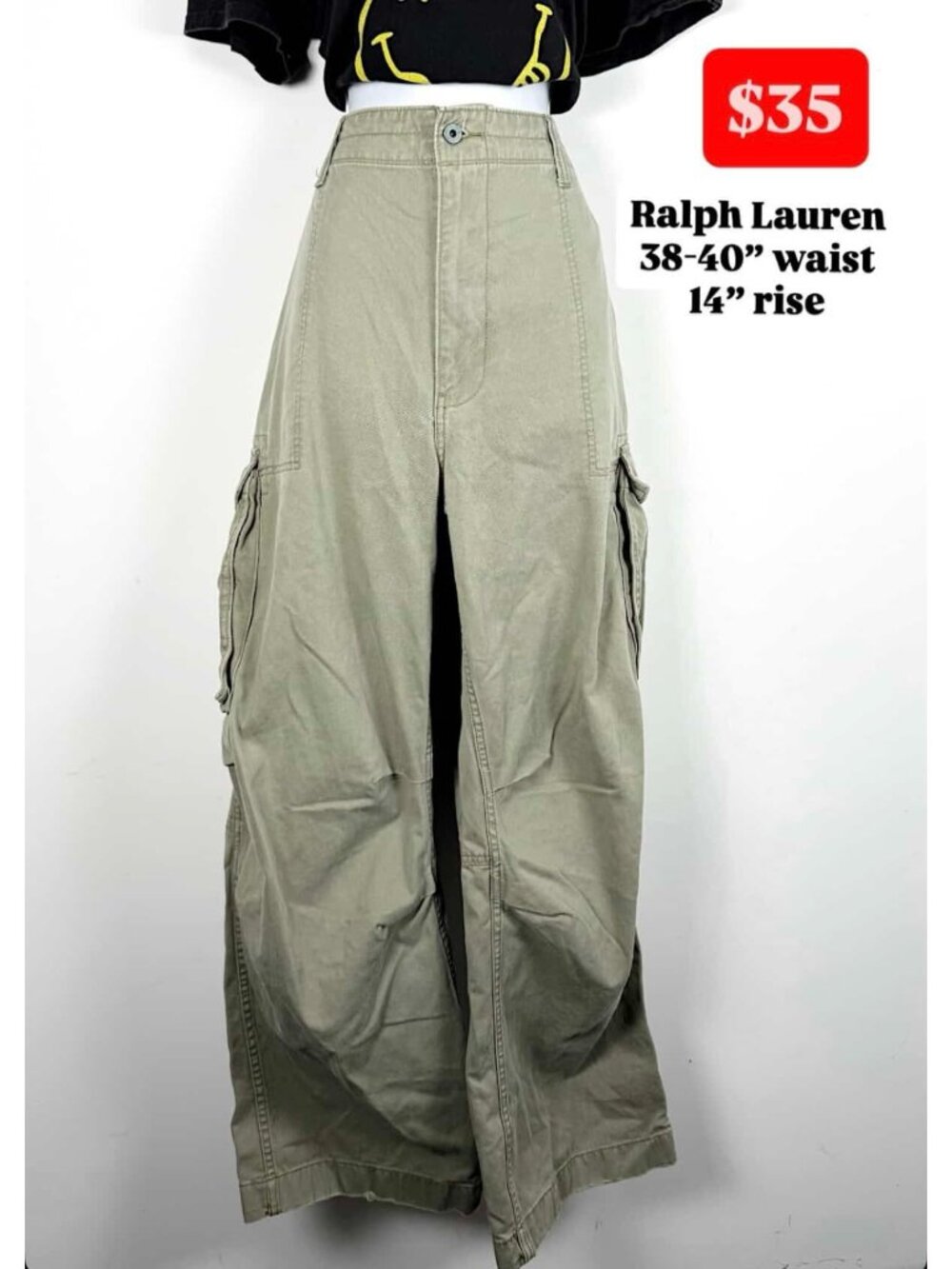 Ralph Lauren Olive Cargo Pants